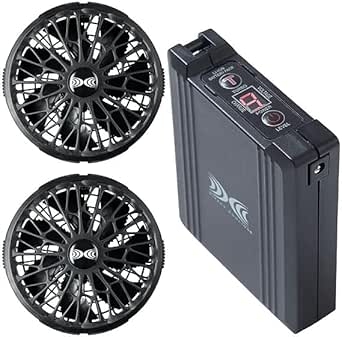 ● XEBEC 空調服 14.4Vスターターキット XS23021 C/K90 ブラック ジーベック