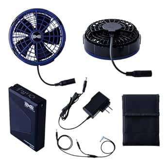 ● AITOZ 空調服 スターターキット(25V)(ファンブルー)(SK25011 N50)ブルー AZ865803 006 F アイトス