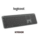 ● Logicool SIGNATURE SLIM ワイヤレス キーボード K950GR 薄型 静かなタイピング Bluetooth Logi Bolt ワイヤレスキーボード テンキー 無線 Easy-Switch 日本語配列 電池寿命36ケ月 グラファイト ロジクール