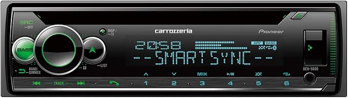 ● Pioneer カーオーディオ DEH-5600 1D CD Bluetooth USB iPod iPhone AUX DSP カロッツェリア パイオ..