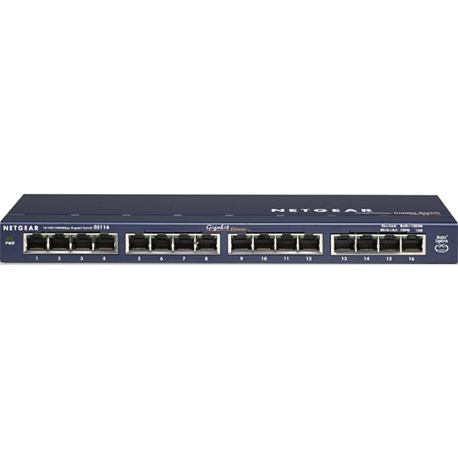 ● NETGEAR アンマネージ スイッチングハブ GS116-200JPS 16ポート 卓上型コンパクト ギガビット 法人向け ネットギア
