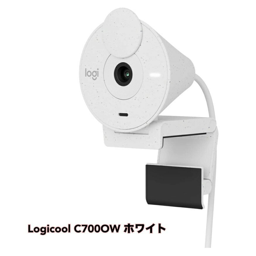 ● Logicool Webカメラ Brio 300 フルHD 1080P マイク付き 自動光補正 C700OW ロジクール