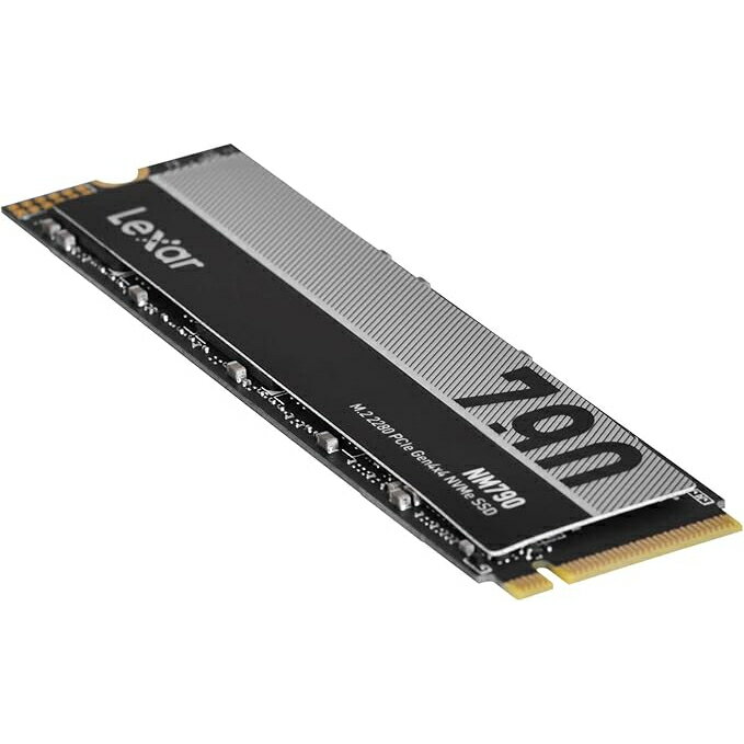 ● Lexar SSD PCIe Gen4x4 M.2 NVMe 2280 グラフェン放熱シート搭載 PS5動作確認済み R:7400MB/s W:6500MB/s NM790 高耐久3D NAND 国内正規品 2TB