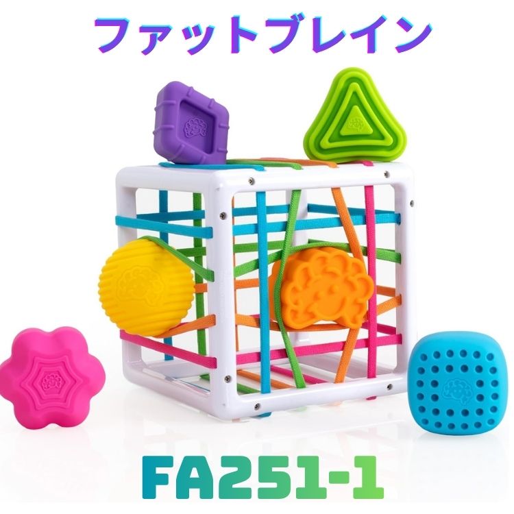 ●ファットブレイン(Fat Brain Toys) 赤ちゃんおもちゃ イニービン 指先知育 ゴムボックス FA251-1 正規品