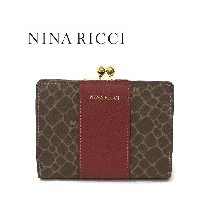 NINA RICCI ニナリッチ 財布 二つ折り がま口 レ