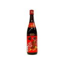 紹興酒　関帝陳年　5年　花彫　（赤ラベル）　600ml