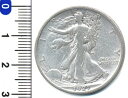 アメリカ　50セント銀貨（リバティ）　1921-S　F　【寺島コイン】