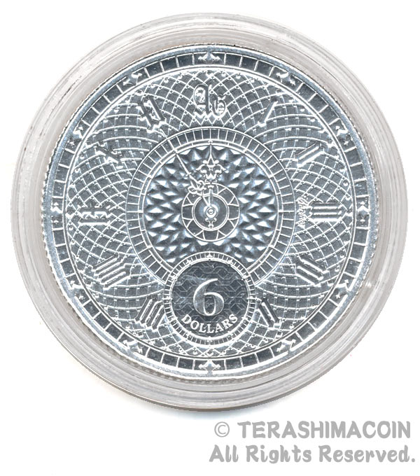 トケラウ 6ドル銀貨 「クロノス」 2022年 【寺島コイン】