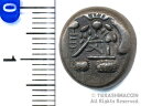 09-67 文政両面大黒豆板銀(6.1g) 極美品 日本貨幣商協同組合鑑定書付、桐箱付 【寺島コイン】