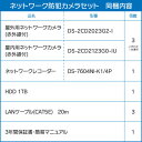 防犯カメラ 監視カメラ 3台 屋外用 屋内用 防犯カメラセット 監視カメラセット 4ch POE内蔵 ネットワーク 録画機 HDD1TB付属 FIXレンズ 赤外線付き バレット型 ドーム型 ネットワークカメラ IPカメラ 遠隔監視可 2