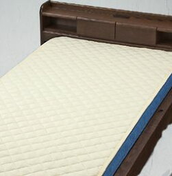 ウェルファン 洗えるベッドパット（綿・ポリ） Wショート 93×185cm 9466