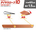 シンエイテクノ ダイヤスロープ10 DS10/80-15 室内用 勾配10度 10° 幅80cm/段差1.5cm用