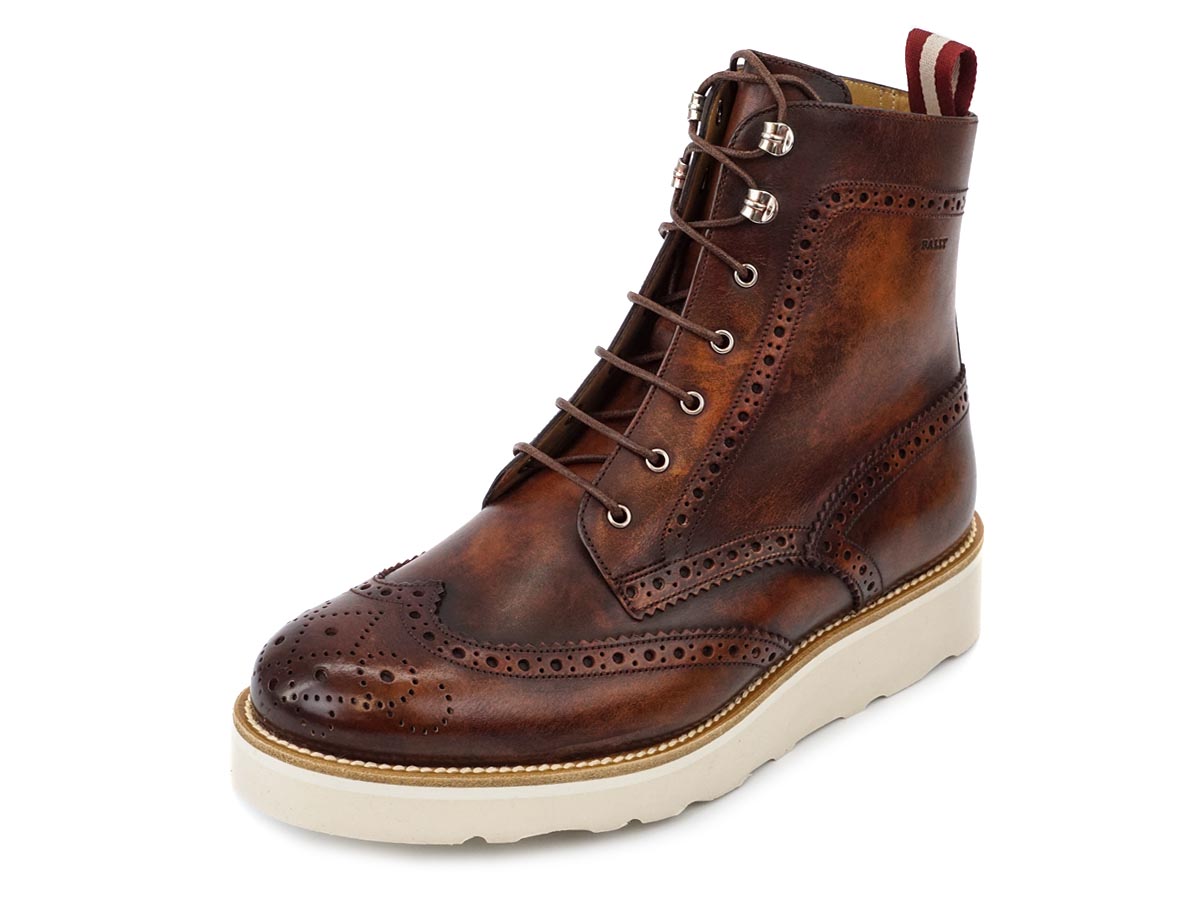 BALLY バリー 革靴 6198991 COLLIMAN メンズ 男性 ショートブーツ レースアップ レザー ローファー CHESTNUT チェスナットブラウン 靴 シューズ