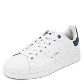 TOMMY HILFIGER トミーヒルフィガー スニーカー くつ 靴 LISTON SHOES メンズ 靴 ローカット シューズ WHITE/NAVY ホワイト×ネイビー 8-10