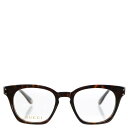 GUCCI グッチ 眼鏡 GG0572O 002 48 Optical Frame MAN ACETATE レディース 女性 メンズ 男性 ユニセックス 男女兼用 スクエア 伊達メガネ 伊達眼鏡 フレーム HAVANA/HAVANA TRANSPARENT ハバナブラウン