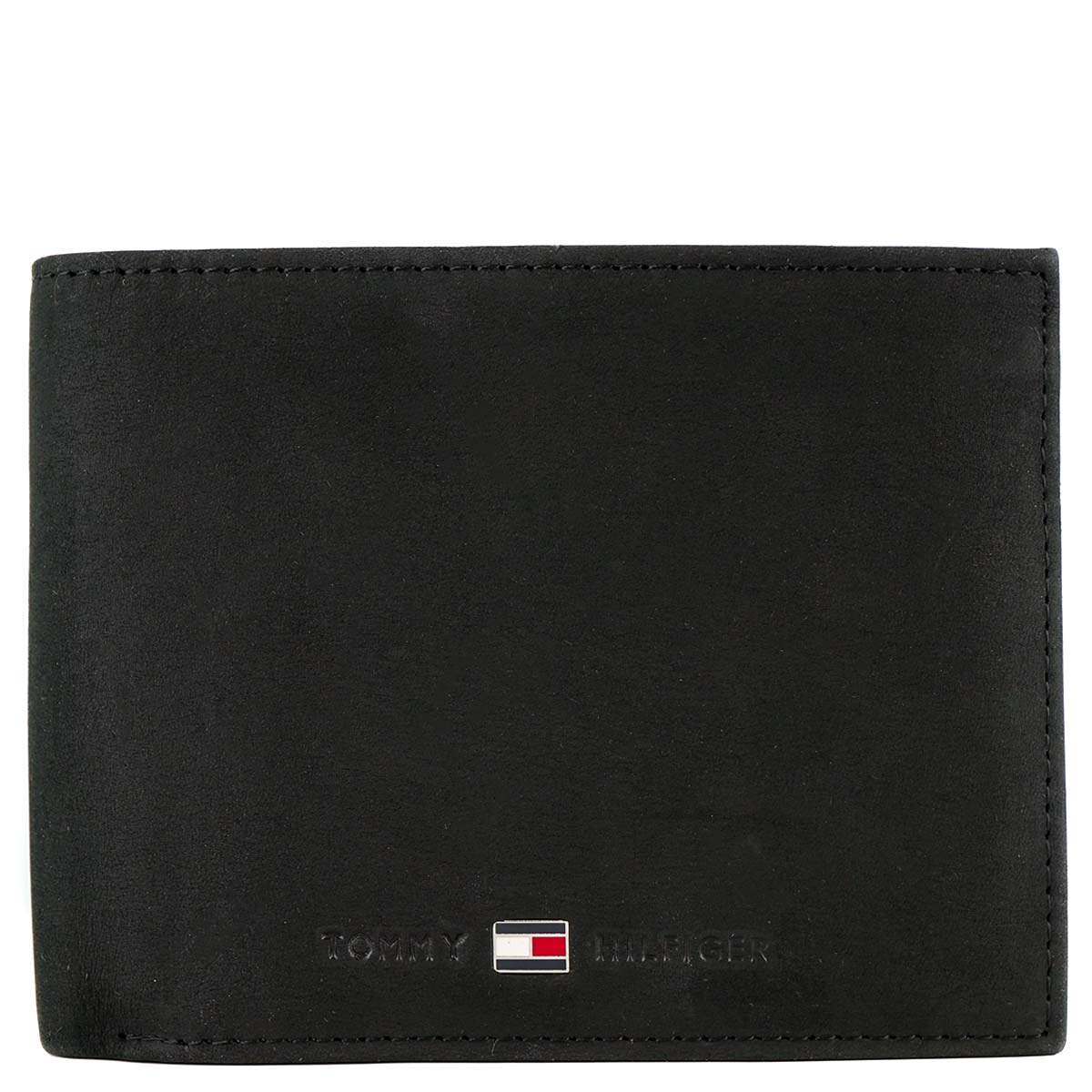 トミーヒルフィガー 財布（メンズ） TOMMY HILFIGER トミーヒルフィガー 二つ折り財布 AM0AM00659 メンズ 002 BLACK ブラック