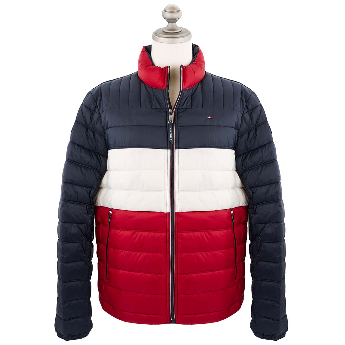 TOMMY HILFIGER トミーヒルフィガー 中綿ジャケット 150AN796 メンズ MUF(MDNIGHT/ICE/RED) マルチカラー