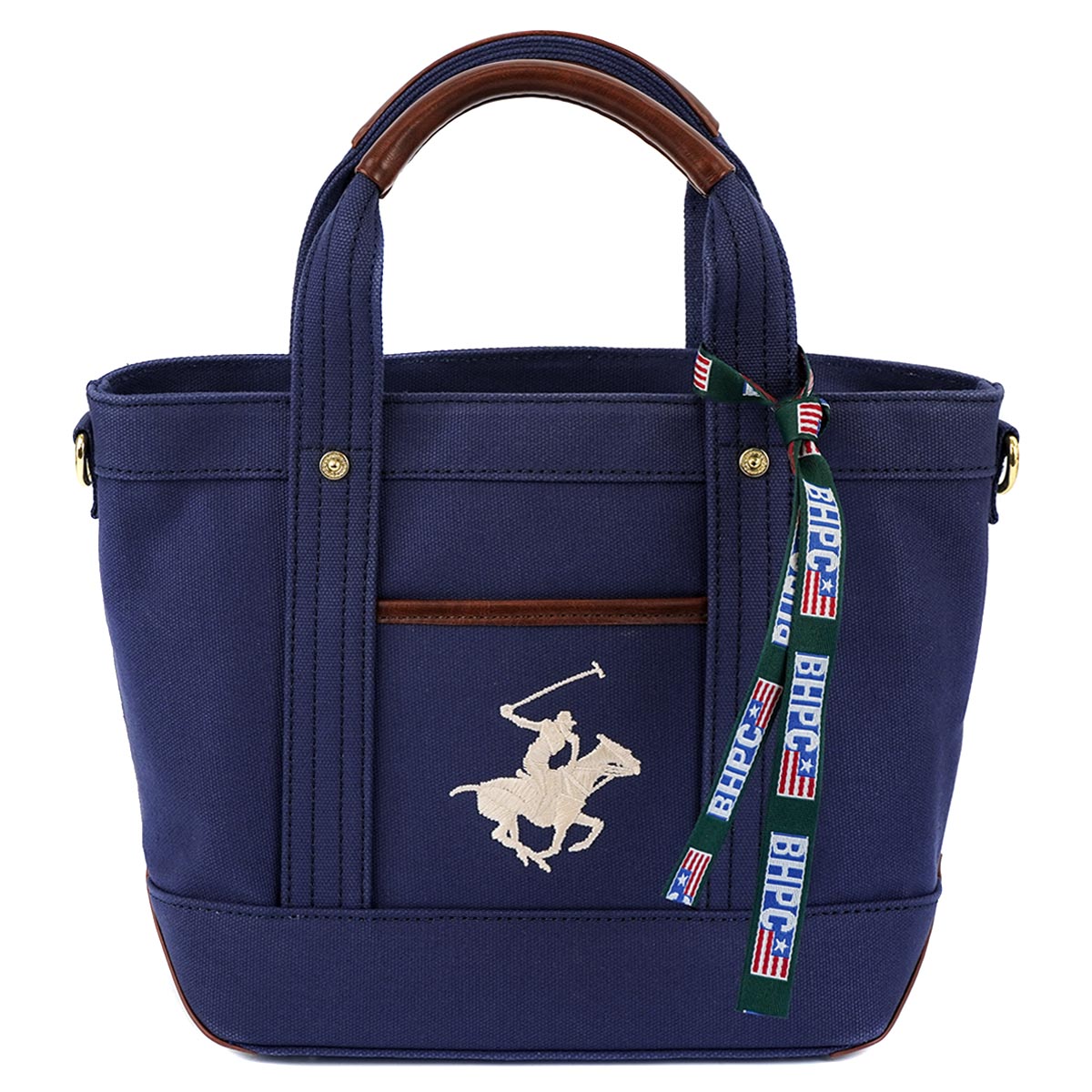 BEVERLY HILLS POLO CLUB ビバリーヒルズポロクラブ トートバッグ BH1006N レディース 女性 XSサイズ 鞄 かばん カバン ショルダーバッグ 斜めがけ ミニトート NV/NV/WH ネイビー ホワイト