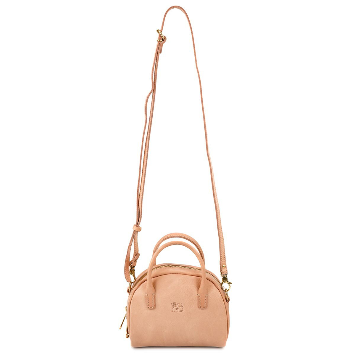 ハンドバッグ IL BISONTE イルビゾンテ バッグ ショルダーバッグ QUERCIA HANDBAG MINI BHA019 PV0001 レディース 女性 斜めがけ 斜め掛け ハンドバッグ NA135B Naturale ナチュラル