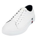 TOMMY HILFIGER トミーヒルフィガー スニーカー 2023年春夏新作 FM0FM04351YBR MODERN VULC CORPORATE LEATHER メンズ 男性 ローカット 靴 シューズ WHITE ホワイト