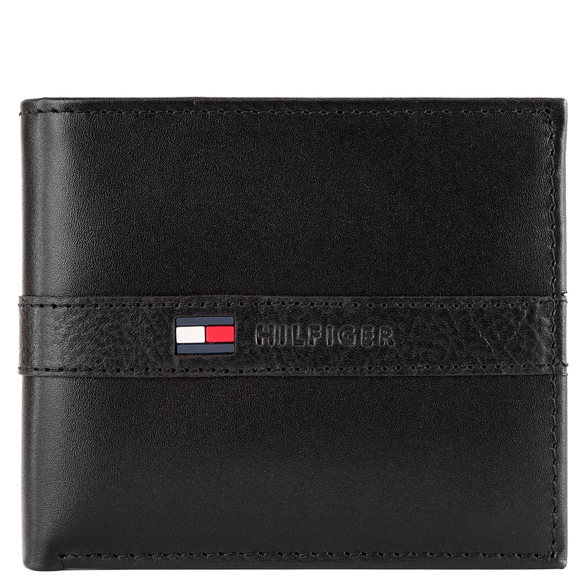 トミー ヒルフィガー 二つ折り財布 メンズ TOMMY HILFIGER トミーヒルフィガー 二つ折り財布 31TL25X001 Ranger Yen Billfold w/Coin Purse メンズ 男性 折財布 小銭入れ付き BLACK ブラック