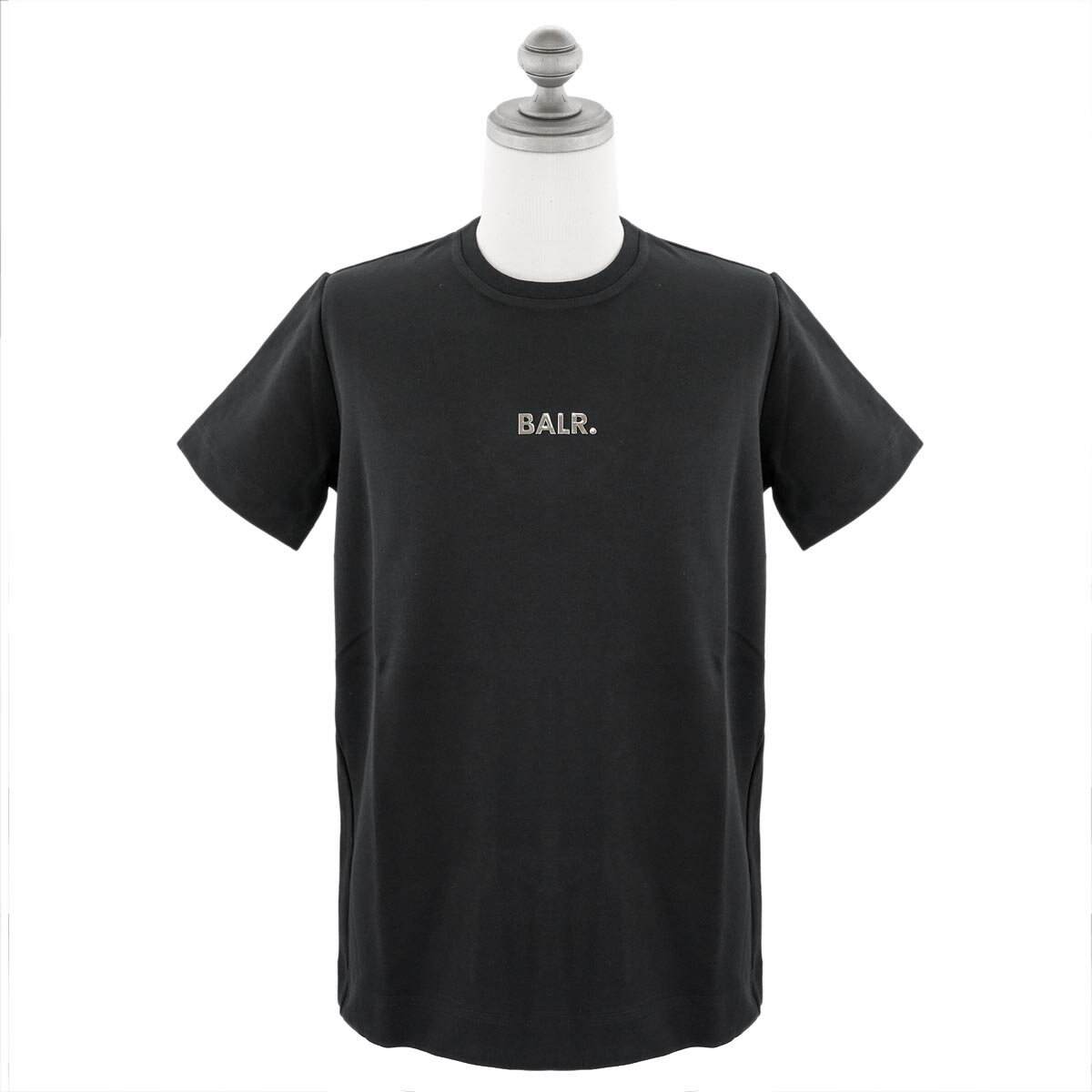 BALR. ボーラー Tシャツ 半袖 2023年春夏新作 B1112.1051 Q-Series Straight T-shirt メンズ 男性 クルーネック Jet Black ブラック