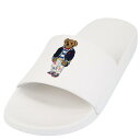 POLO RALPH LAUREN |t[ V[T_ 809861591003 POLO EVA NOVELTY BEAR SLIDE Y j XChT_ |xA  003 WHITE/BEAR zCg