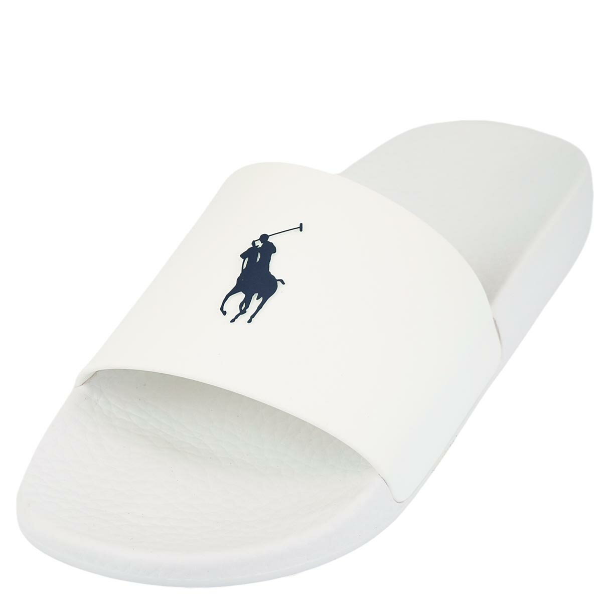 POLO RALPH LAUREN ݥե  809852071001 POLO EVA PONY SLIDE   饤ɥ ݥˡ001 WHITE/NAVY PP ۥ磻ȡߥͥӡ