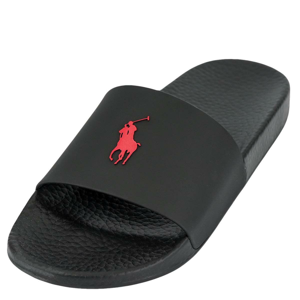 POLO RALPH LAUREN ݥե  809852071001 POLO EVA PONY SLIDE   饤ɥ ݥˡ 004 BLACK/RED PP ֥åߥå