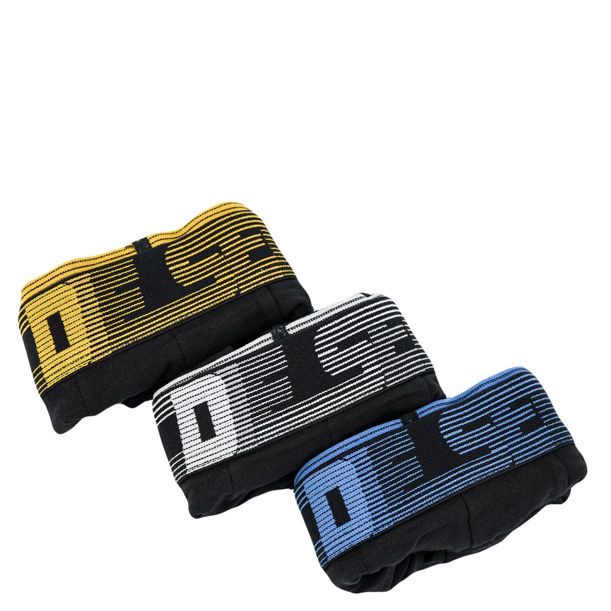 ディーゼル DIESEL ディーゼル ボクサーパンツST3V TEAW 3PK メンズ 男性 3枚セット 下着 アンダーウェア BLACK WHITE/YELLOW/BLUE ブラック/イエロー/ブルー