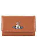 ヴィヴィアン・ウエストウッド Vivienne Westwood ヴィヴィアンウエストウッド キーケース 51020001 L001L NAPPA KEY CASE レディース 女性 メンズ 男性 ユニセックス 男女兼用 オーブ ビビアン D411 TAN-SILVER タン×シルバー