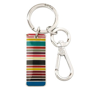 Paul Smith ݡ륹ߥ  2023ǯ-2024ǯ߿ M1A KEYR MSTAG KEYRING STRIPE TAG   ǥ  ˥å ˽ ۥ 92 MULTI ޥ顼