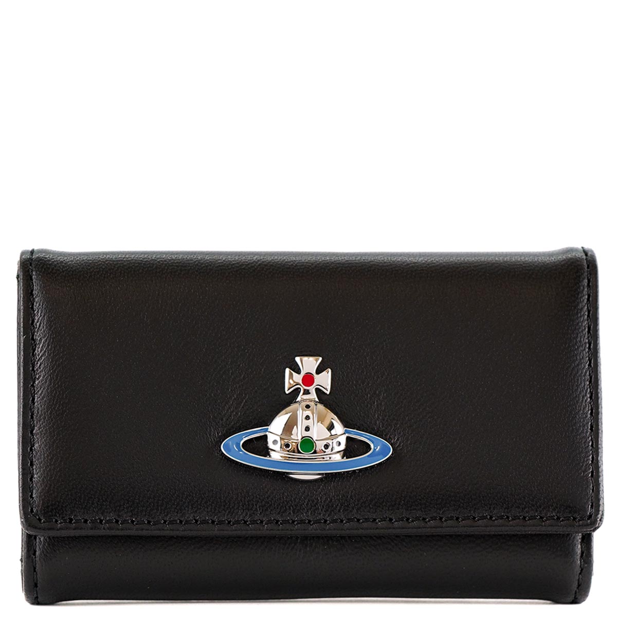 VIVIENNE WESTWOOD ヴィヴィアンウエストウッド キーケース 2023年-2024年秋冬新作 51020001 L001L NAPPA KEY CASE レディース 女性 オーブ N403PF BLACK ブラック