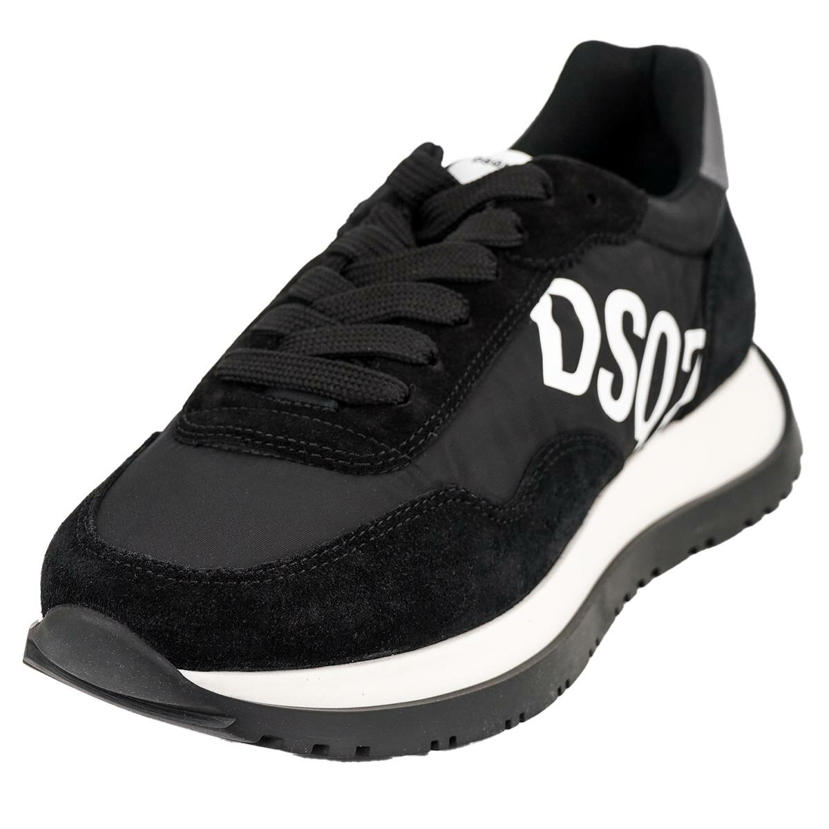 DSQUARED2 ディースクエアード スニーカー S82SN0270 M072 RUNNING SNEAKER メンズ 男性 シューズ 靴 ローカット M1082 BLACK/ANTHRACITE ブラック