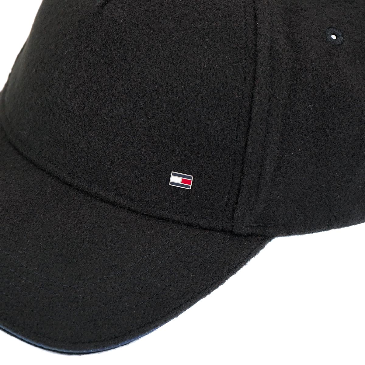 TOMMY HILFIGER トミーヒルフィガー ベースボールキャップ 2023年-2024年秋冬新作 AM0AM11485BDS ELEVATED CORPORATE CAP メンズ 男性 レディース 女性 ユニセックス 男女兼用 帽子 BDS BLACK ブラック