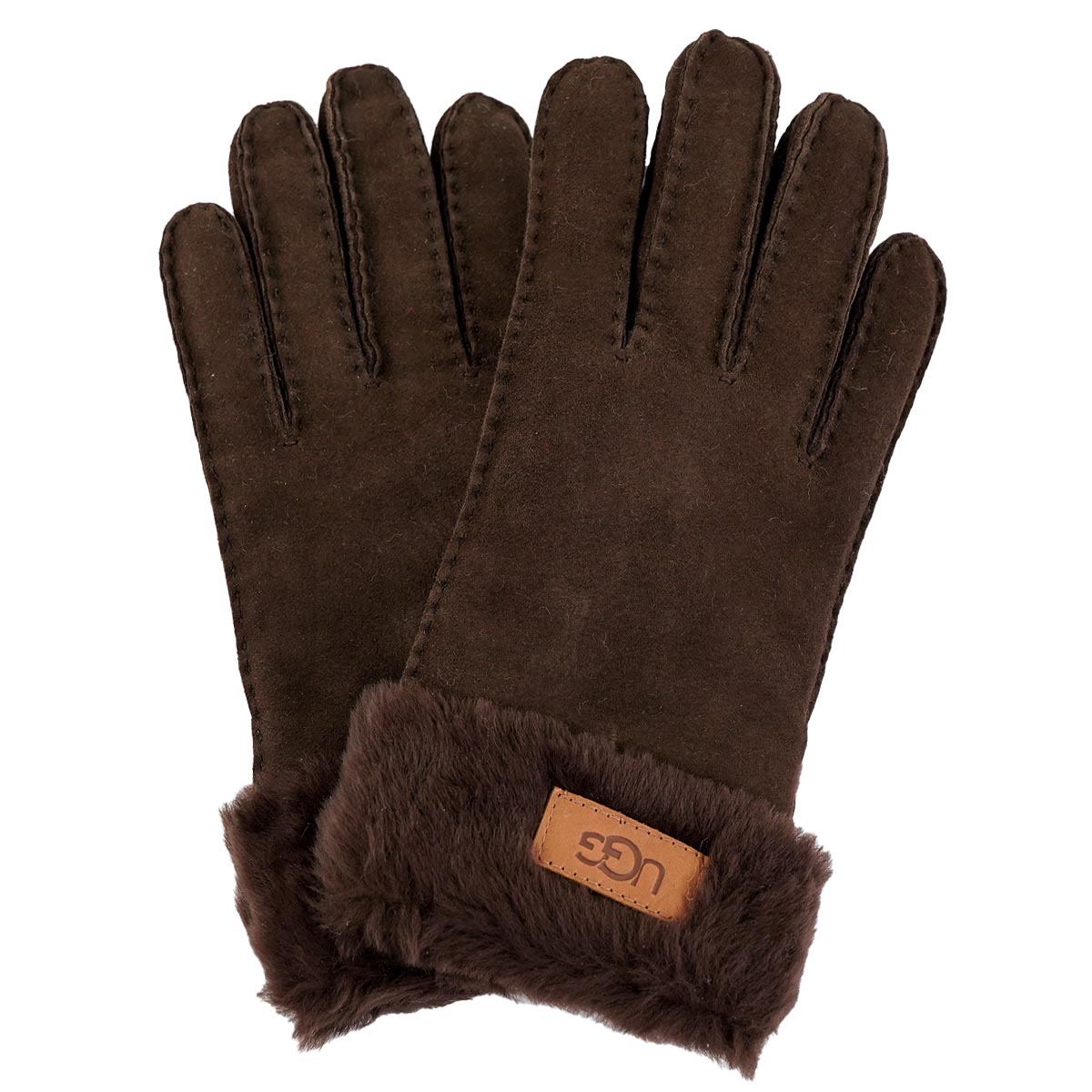 UGG アグ 手袋 2023年-2024年秋冬新作 17369 W TURN CUFF GLOVE レディース 女性 グローブ シープスキン BURNT CEDAR/BCDR バーントシダー