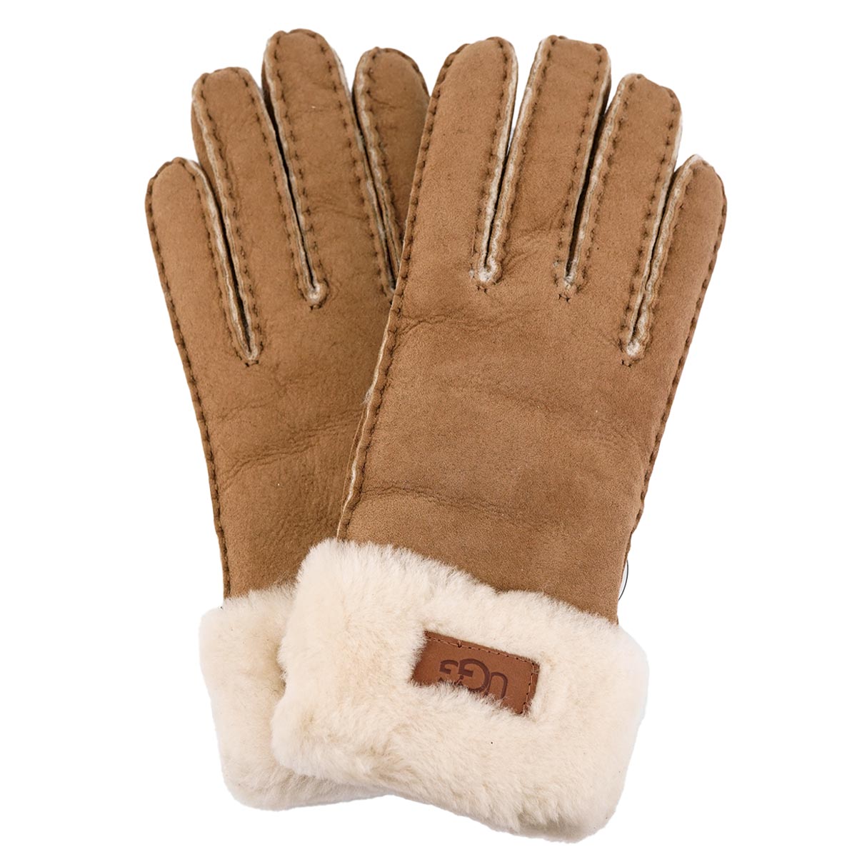 アグ オーストラリア　手袋（レディース） UGG アグ 手袋 2023年-2024年秋冬新作 17369 W TURN CUFF GLOVE レディース 女性 グローブ シープスキン CHESTNUT/CHE チェスナット