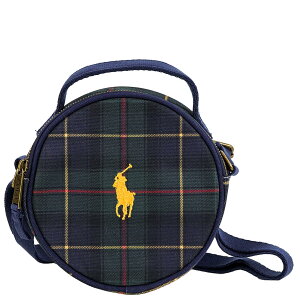 Polo Ralph Lauren ݥե Хå 4AR106 POLO ROUND HANDBAG ǥ  ˥ ϥɥХå ECD POLO PLAID/Yellow ͥӡߥ