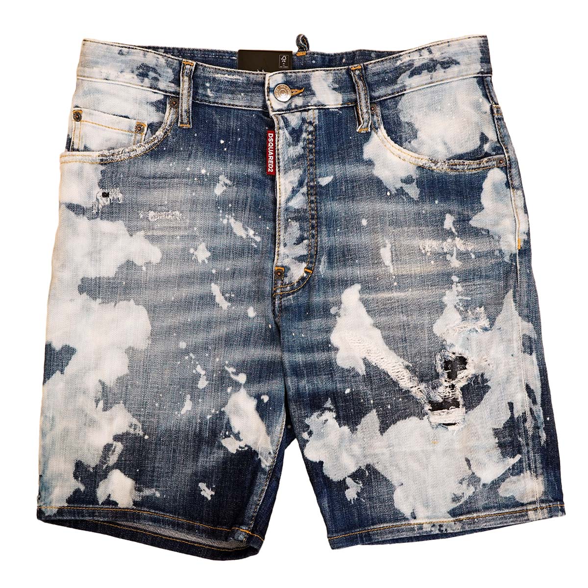 DSQUARED2 ディースクエアード ショートパンツ S71MU0711 S30342 MARINE SHORT メンズ デニム 470 WASH BLUE ウォッシュブルー