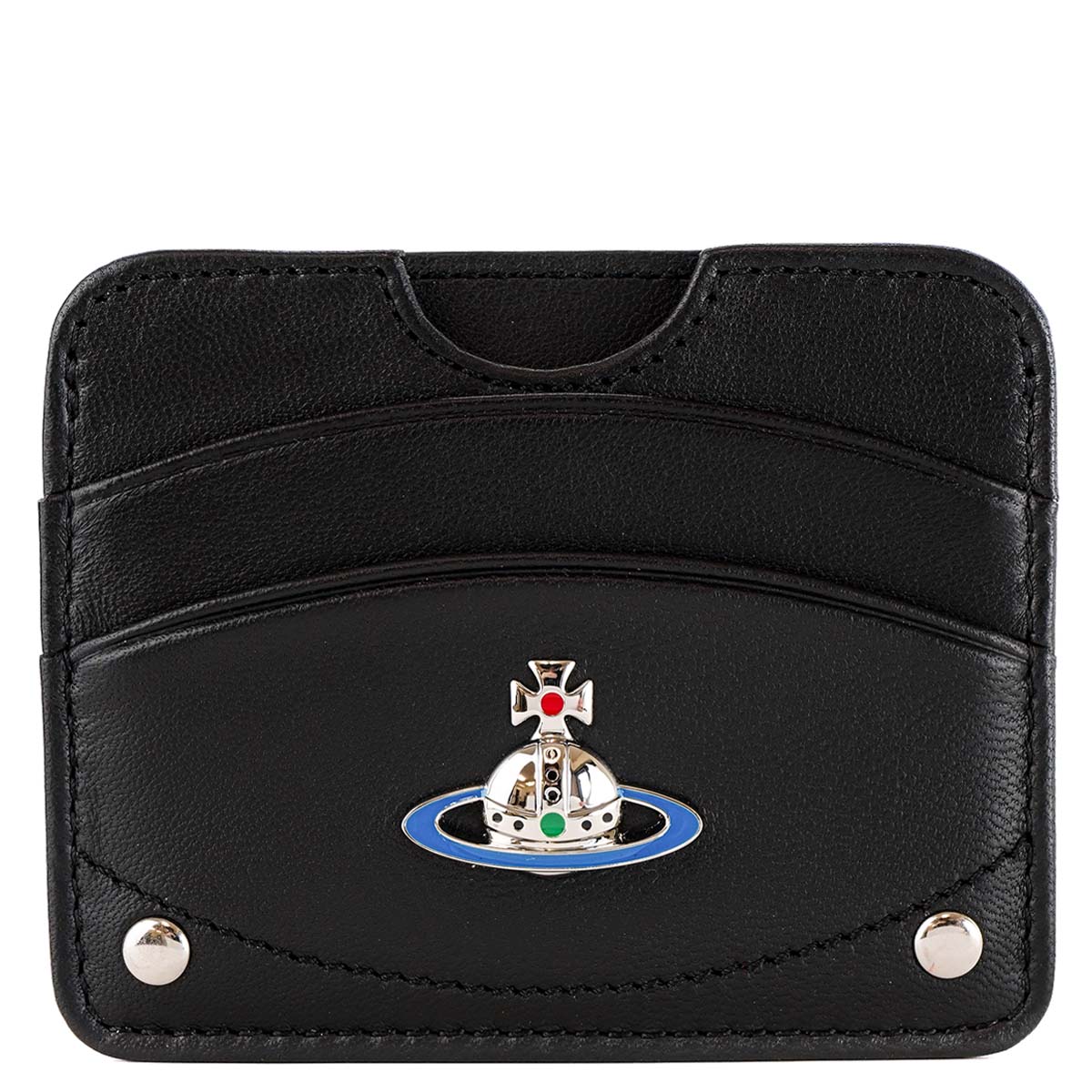 VIVIENNE WESTWOOD BBAEGXgEbh J[hP[X 51120002 L001L NAPPA LEATHER HALF MOON CARD HOLDER fB[X ^ I[u N403 BLACK ubN