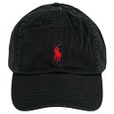 Polo Ralph Lauren |t[ Lbv 710548524 CLS SPRT CAP fB[X  Y j jZbNX jp Xq x[X{[Lbv POLO BLACK/RL 2000 RED ubN~bh