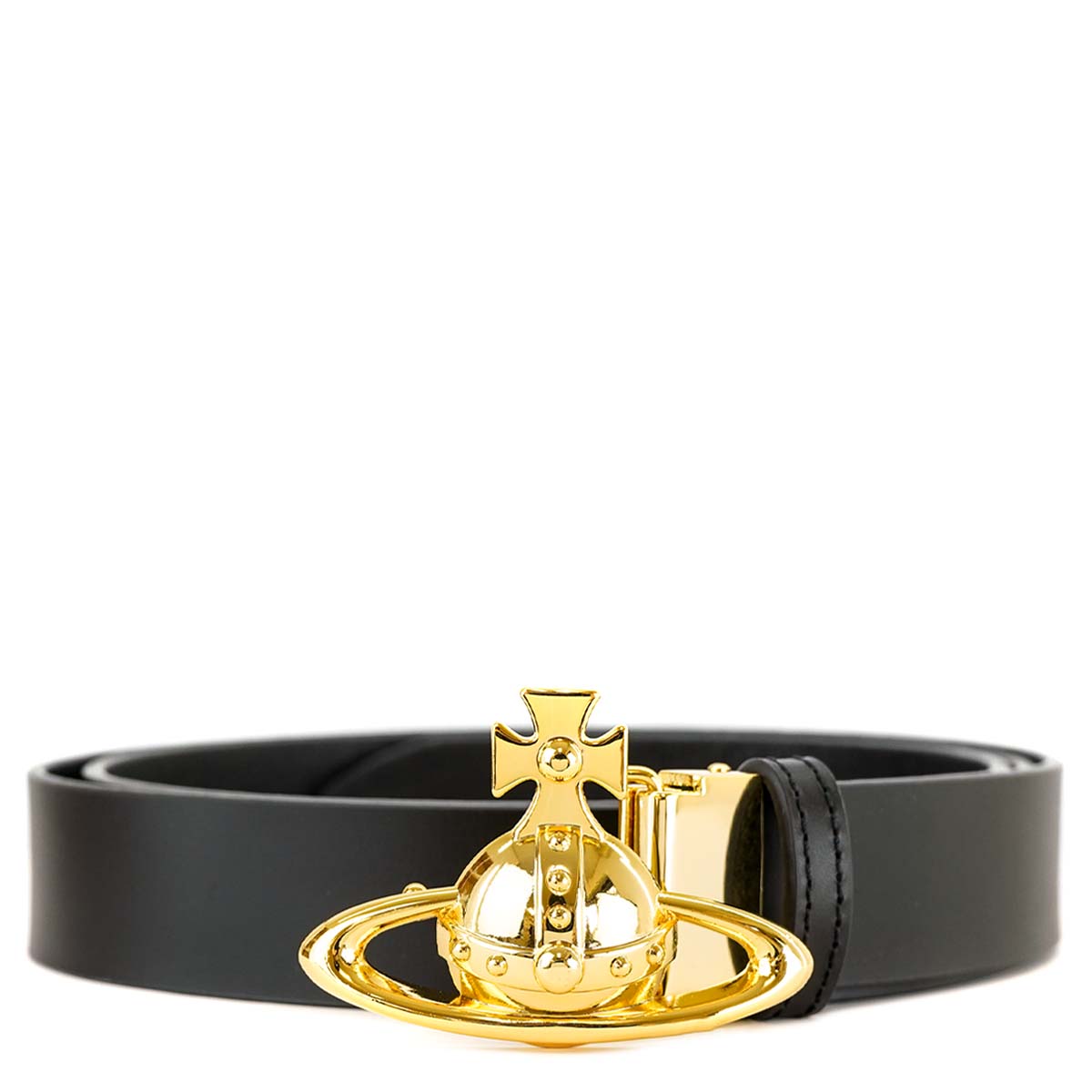 ヴィヴィアンウエストウッド Vivienne Westwood ヴィヴィアンウエストウッド ベルト 82010006 42110 BELTS ORB BUCKLE BELT レディース 女性 メンズ 男性 ユニセックス 男女兼用 カット可能 N402 BLACK ブラック