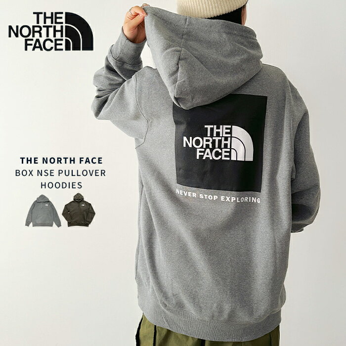 THE NORTH FACE ザ ノースフェイス パーカー 裏起毛 トップス フーディー フード スウェット プルオーバー 長袖 大きめ Box NSE Pullover Hoodie NF0A7UNS ブランド バックプリント ロゴ 新品 正規品