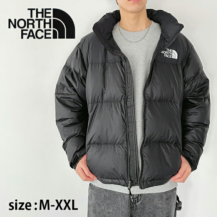 【SALE】【送料無料】THE NORTH FACE ノースフェイス ダウンジャケット ヌプシ M'S1996 ECO NUPTSE JACKET ブラック 黒 撥水加工 アウター コート フード 収納 ショート ミドル 防寒 暖かい メンズ レディース 男女兼用 韓国 WHITELABEL 正規品 NJ1DP55