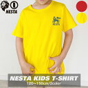 【SALE】＼2点以上で100円OFFクーポン対象／【メール便 送料無料】NESTA KIDS ネスタキッズ ロゴ Tシャツ トップス 子供 キッズ 半袖 クルーネック プルオーバー 子供服 男の子 女の子 カジュアル アメカジ プリント 綿 コットン ダンス ネスタブランド brand NK2222134