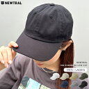 【送料無料】NEWTRAL(ニュートラル)/502 スタンダード ローキャップ 帽子 レディース メンズ コットン 深め 無地 ベースボールキャップ 野球帽 6...