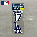 ＼2点以上で100円OFFクーポン対象／MLB / LA 2set STICKER ohtani 4×4　ステッカー 大谷 翔平 メジャーリーグ ドジャース 背番号 アウトドア 鍵 パスケース 定期 ロサンゼル