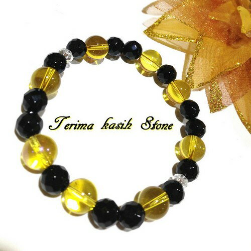 シトリン　オニキス　厄除け　人脈　財運　仕事運up　商売繁盛　★猛虎　天然石　パワーストーン　ブレスレット【5000円以上購入時は宅配便でも送料無料！】【小さいサイズ〜大きいサイズまで！】ゆうメールなら送料無料