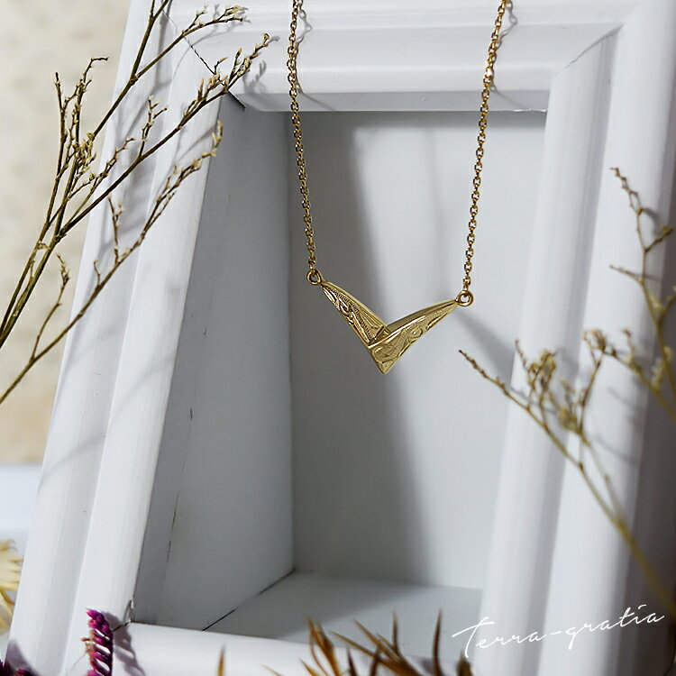 ハワイアンジュエリー ネックレス ステンレス レディース メンズ 男女兼用 v字 金属アレルギー対応 サージカルステンレス316L つけっぱなし あずきチェーン...