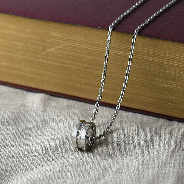 ハワイアンジュエリー ネックレス ステンレス レディース メンズ 男女兼用 サークル 金属アレルギー対応 サージカルステンレス316L つけっぱなし あずきチェ...